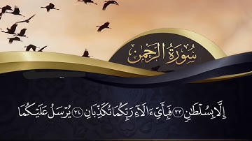 سورة الرحمن للقارئ محمود فتحي