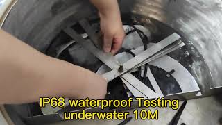 IP68 泳池灯防水检测 IP68 watterproof test