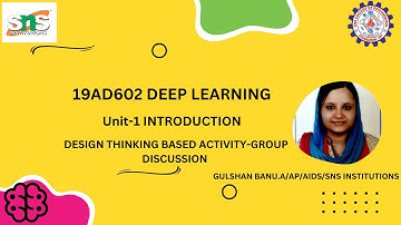Unit-I Introduction to Deep Learning -DT Based Activity|Ms.Gulshan Banu A|SNS INSTITUTIONS