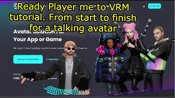 Ready Player me glb to vrm talking Avatar for VTubers. FULL INSTUCTIONS!!