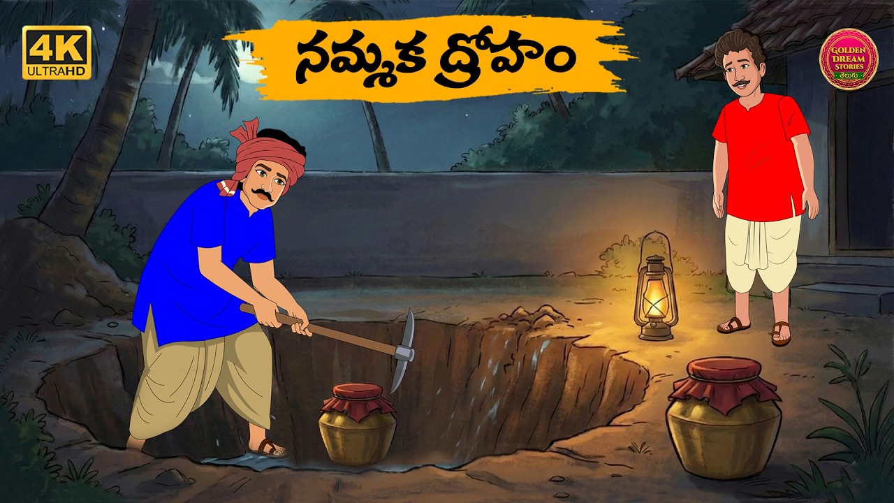 నమ్మక ద్రోహం - Telugu stories - Golden Dreams 17 - Neethi Kathalu Telugu - Telugu Moral Stories