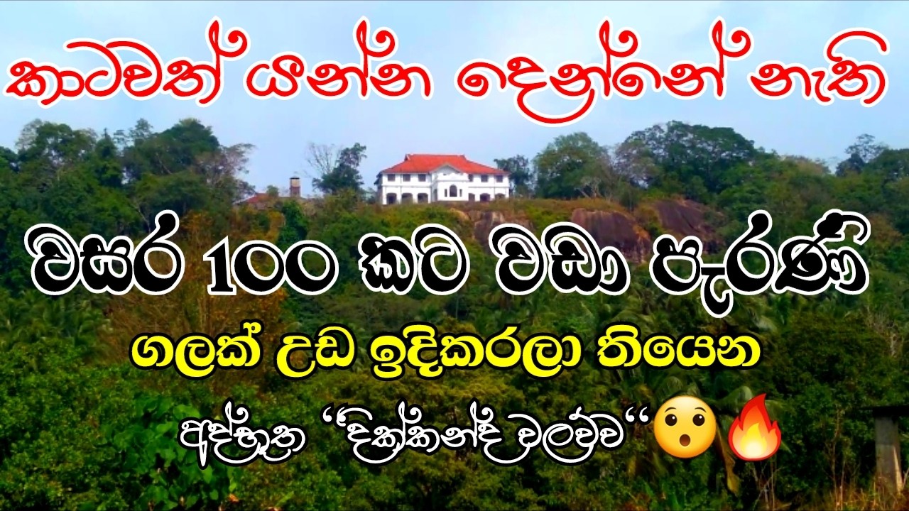 වසර 100 කට වඩා පැරණි අද්භූත  