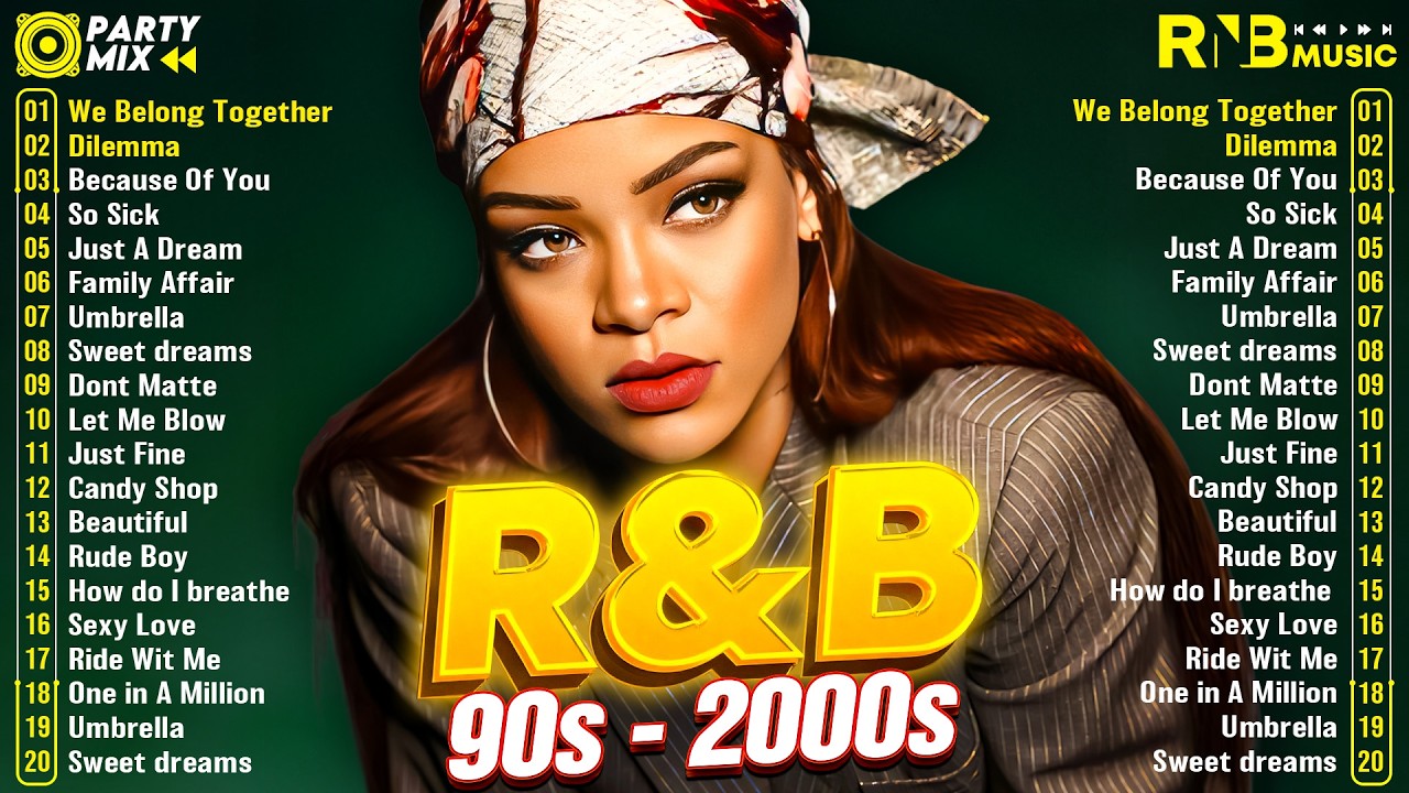 90'S R&B PARTY MIX 💫 OLD SCHOOL R&B MIX 90s 2000s - Rihanna, Chris Brown, Usher, Mariah Carey, Ne-Yo