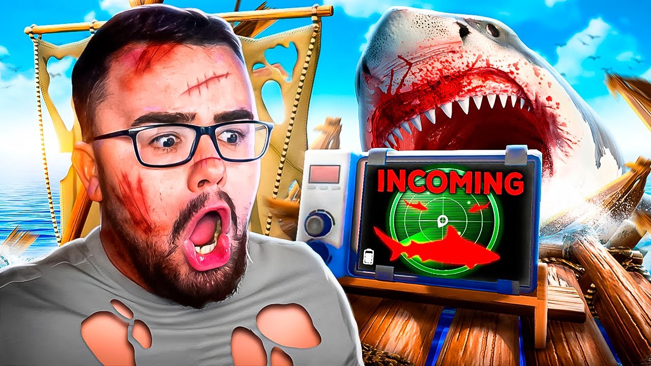 TRACKING The SHARK ATTACK! | Raft #4