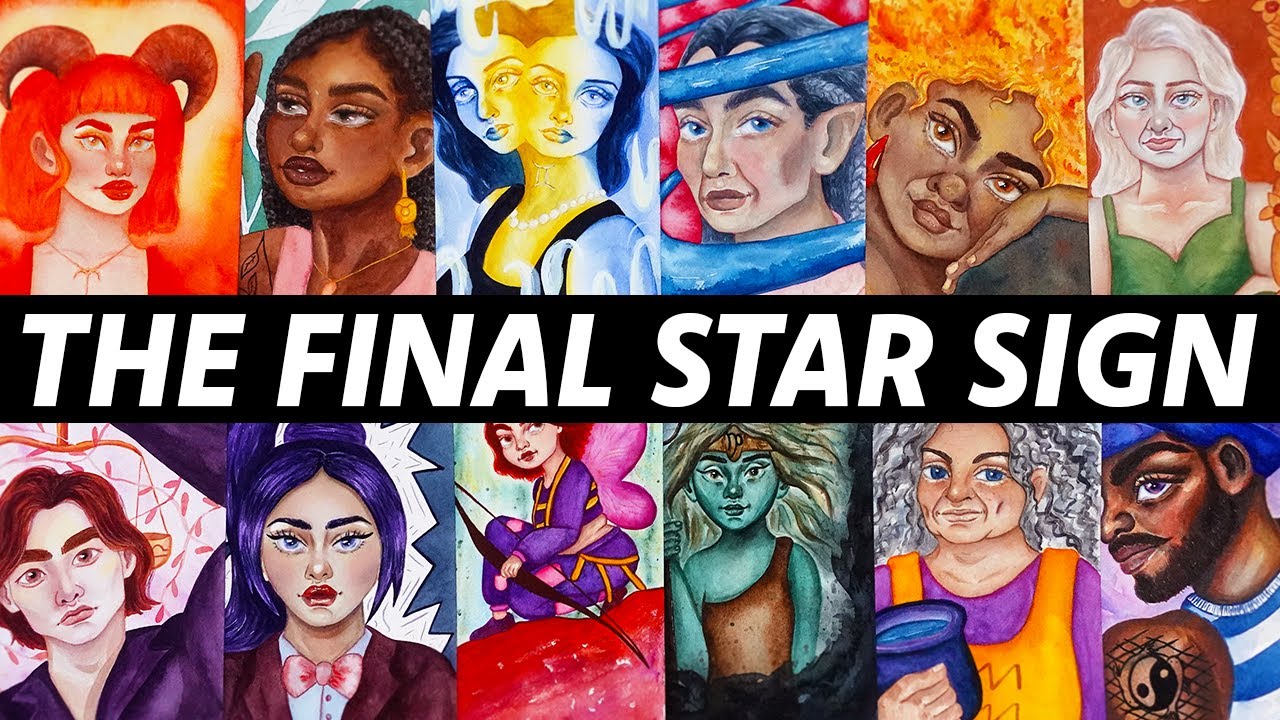 END of an ART CHALLENGE ERA *Drawing and Painting OC inspired by Pisces*