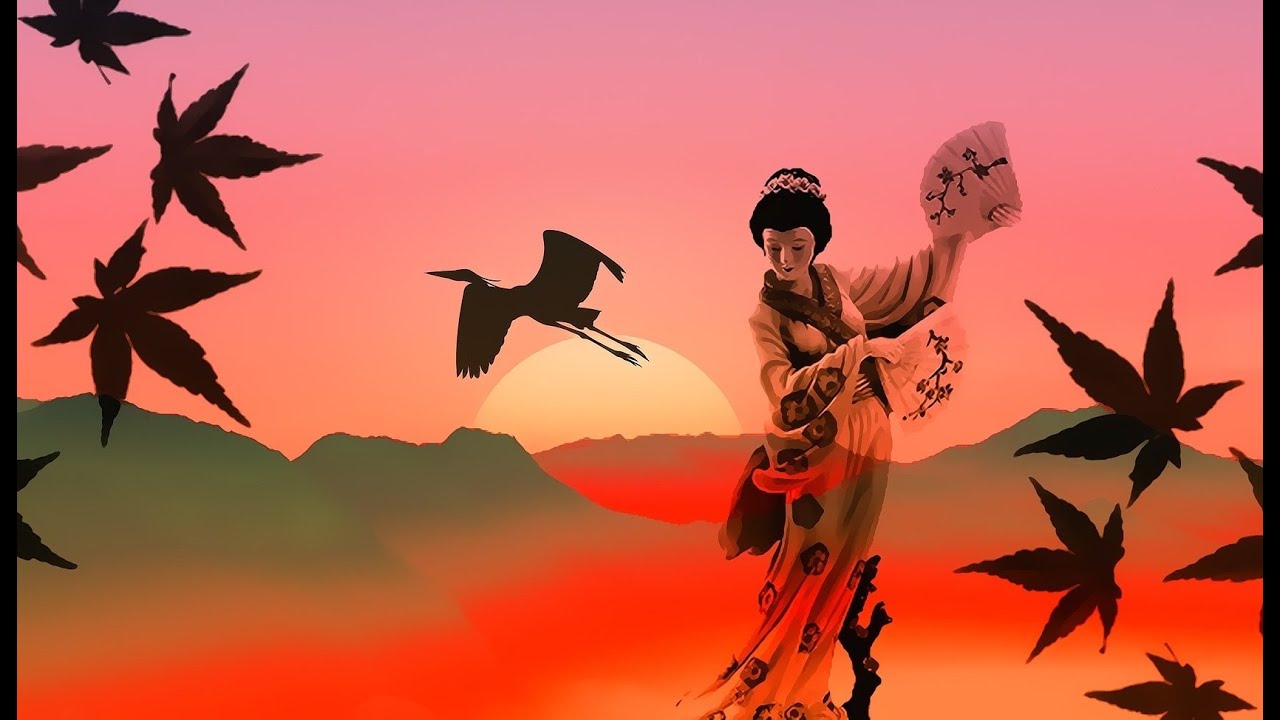 relaxing music guitar Typical Music of Japan - Japanese Music for Relaxing - Studying