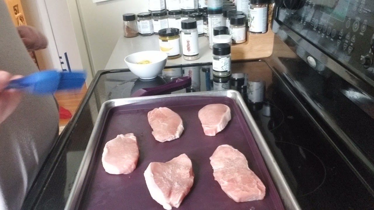 Epicure Honey Mustard and Oh Canada Pork Chops YouTube