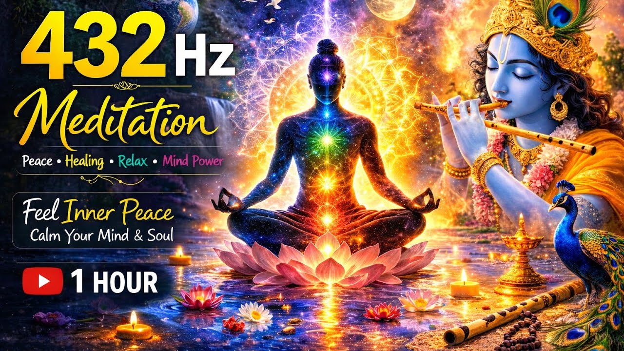 432Hz Healing Frequency | 1 Hour Deep Meditation Music for Inner Peace ...