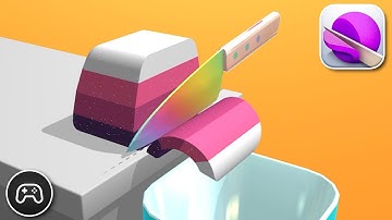 ASMR Slicing - Gameplay Walkthrough Part 17 - Basic Solution Levels 82-88 (iPad Gameplay)