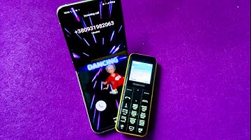 Samsung Galaxy Z flip 3 vs Maxcom MM111 outgoing calls and incoming calls