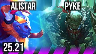 ALISTAR & Vayne vs PYKE & Tristana (SUP) | 2/1/14 | EUW Diamond | 25.21