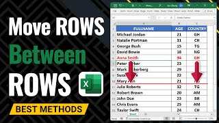 How to Move Rows Between Rows in Excel – Easy & Correct Methods