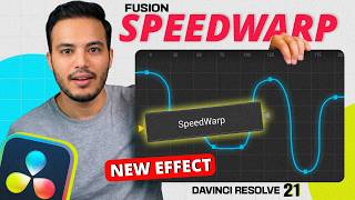 DaVinci Resolve 21 New SPEEDWARP Fusion Effect Tutorial! (Speed Ramping) 🔥