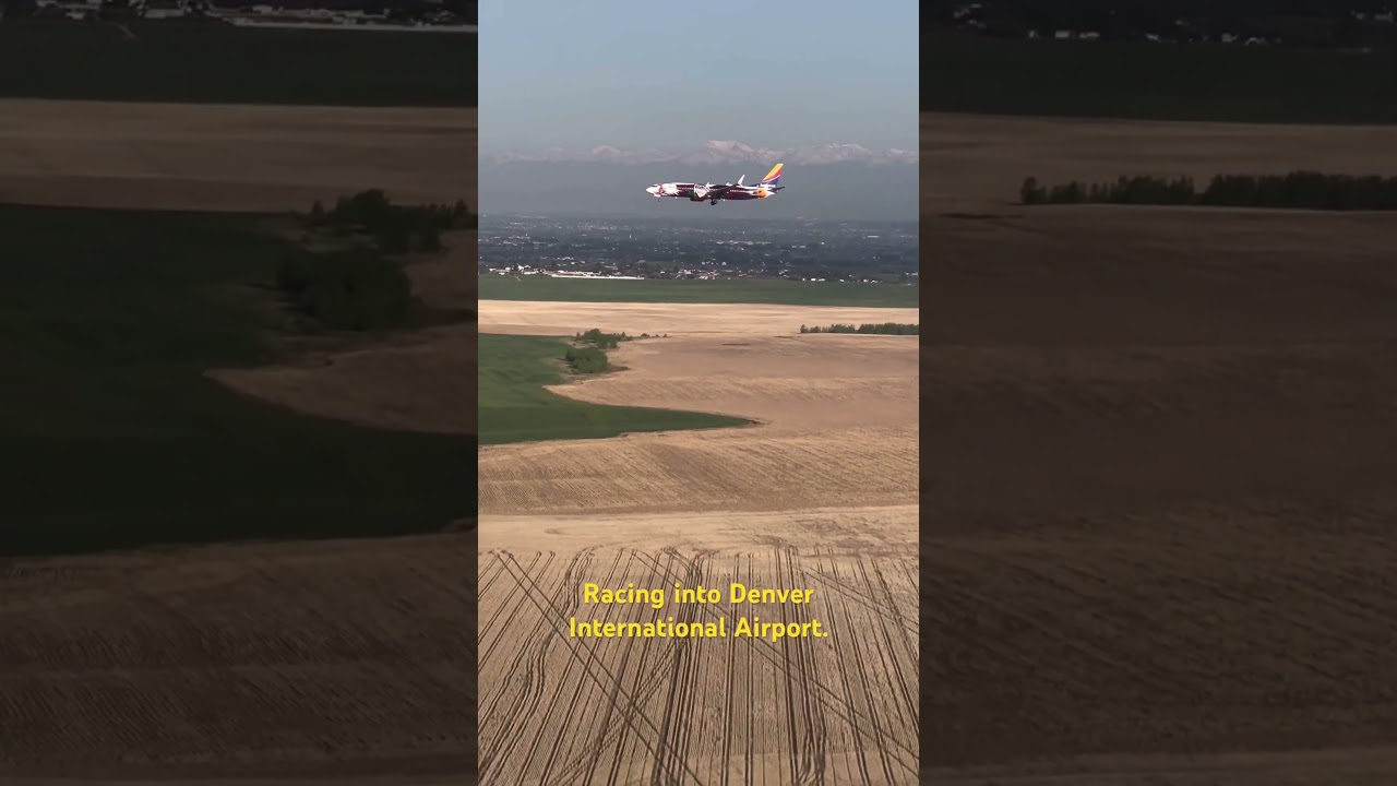 Racing Southwest into Denver. DEN 