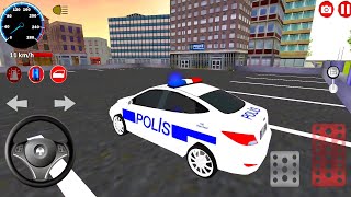 Police Car Driving Simulator-gams-Drive an amazing police car Siren speed challenge-Android GamePlay screenshot 1