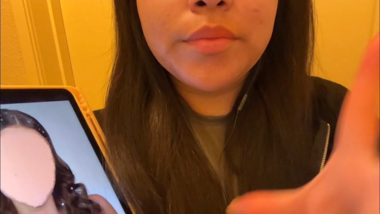 ASMR: укладка волос для выпускного. Ролевая игра.