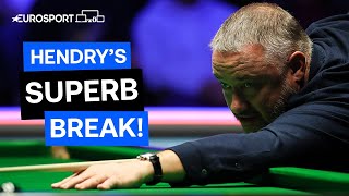 "The Return Of The King!" 👑 | Hendry's 102 Break In Opening Frame At Qualifiers! | Eurosport Snooker