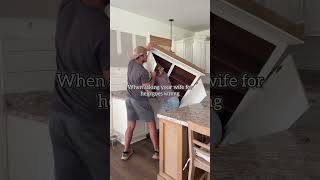 Famous when asking your wife for help goes wrong. this is great with original audio as well. 🤣🤣 Wealth