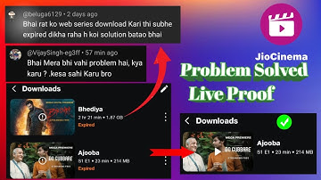 Download expired problems ll download video not playing on jiocinema #jiocinema #expiredjiocinema