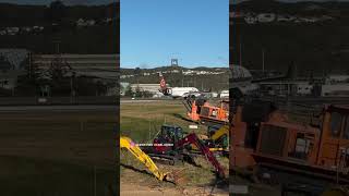 Runway Repairers Relieved! (Fiji Airways Boeing 737 MAX Firm Touchdown)