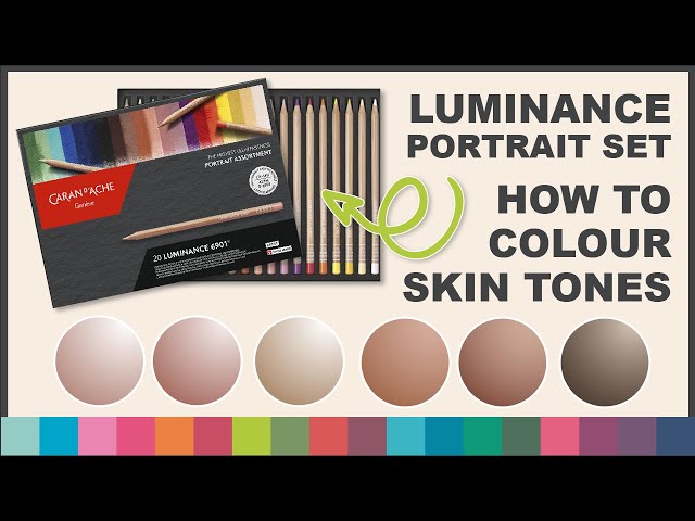 Caran d'Ache Luminance Portrait Set of 20