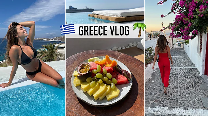 Greece Vlog! (Airbnb tour, trying greek snacks..) ...