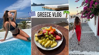 Greece Vlog! (Airbnb tour, trying greek snacks..) | Steph Pappas