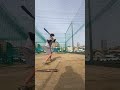ゲージバッティング！ とある日のバッティング練習！ 練習風景in西新（出演選手 吉本 友心 3年 筑前） #shorts
