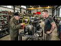 Mechanic Laughed at the Old Man — Then He Fixed the M4 Sherman Tank Engine in 2 Minutes...
