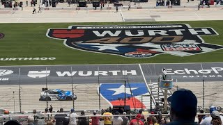 Carson Hocevar wins the pole for NASCAR Cup Series race at Texas! (Crowd reaction)
