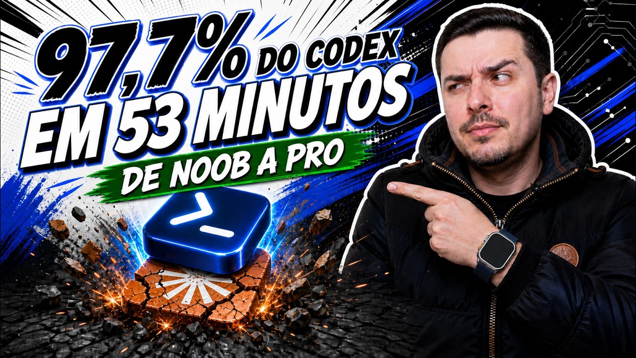 Codex Parece Injusto de Tão Bom: Do Zero ao Pro em 53 Minutos - YouTube