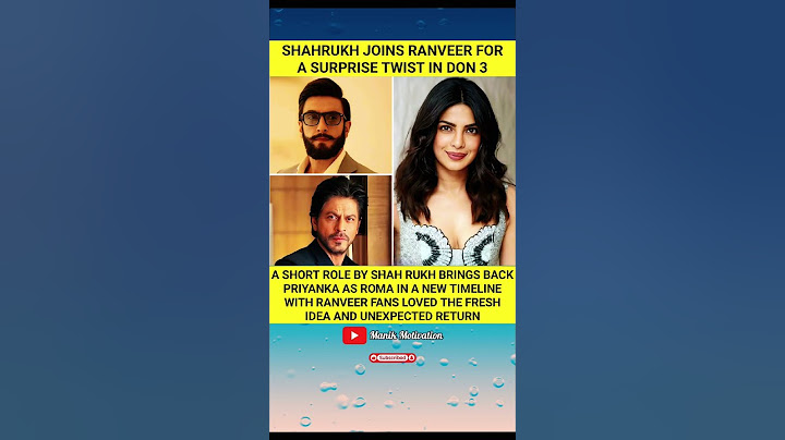 SHAHRUKH JOINS RANVEER FOR A SURPRISE TWIST IN DON 3 #shorts #youtubeshorts #trending