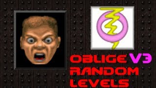 Crazy Random Doom 2 Gameplay & Random Bullshit - Oblige 3.57 MAP10 (Outdoors, Brown & Good Tune)