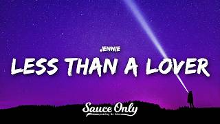 Download lagu JENNIE - Less Than A Lover (Lyrics)