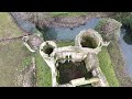 Explorez les ruines du chteau de mursay avec un drone