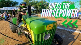 can you guess the horsepower in this john deere garden tractor?