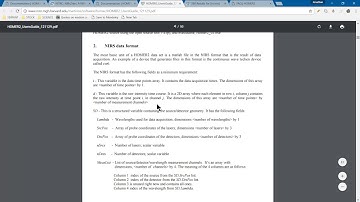 Homer2 Conversion Scripts for .NIRS files