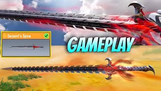 New Upcoming Legendary Base Melee Serpents Spine Gameplay Kill Effect Cod Mobile S01 Leaks