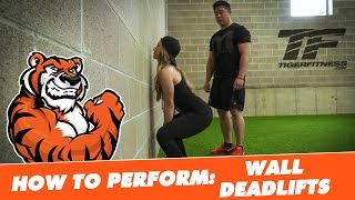 How to Perform Wall-Facing Deadlifts with Movement Specialist Dr. Stu | Tiger Fitness