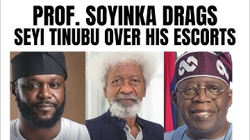 Prof. Wole Soyinka drags Seyi Tinubu | Army vs adamawa women protesters Verydarkman reports