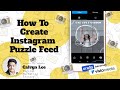 How To Create INSTAGRAM PUZZLE Feed using FREE VistaCreate
