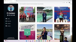UTS Pemrograman Internet | Web Biodata Menggunakan HTML CSS JS dan PHP
