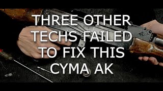 Three Other Techs failed To fix This Cyma AK
Read the title again FFS.... Spoon feeding & shit... Three Other Techs failed To fix This Cyma AK