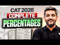 CAT 2026 Complete Percentages 🔥 | Saral Nashier