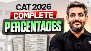CAT 2026 Complete Percentages 🔥 | Saral Nashier