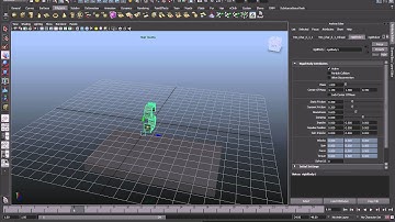 Apply a Rigid Body effect to text in Maya Part 2