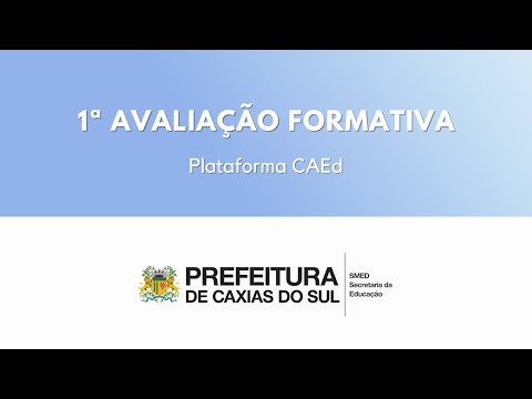 Formação 1ª Avaliação Formativa 2022 - CAEd