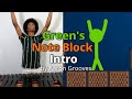 Aaron performs greens note block intro animation vs minecraft ep 5