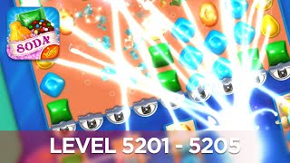 Candy Crush Soda Saga 4K (Level 5201 - 5205)