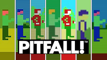 Pitfall! (1982) Atari 2600/5200 vs ColecoVision vs Mattel intellivision vs MSX vs C64 vs Atari 8 Bit